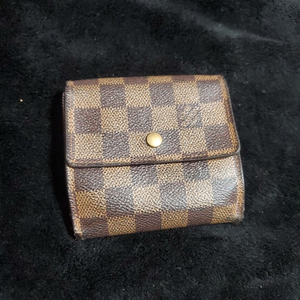 Louis Vuitton Damier Ebene Elise Wallet
